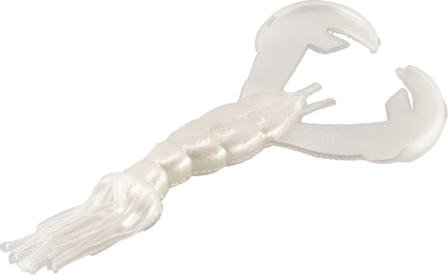 Strike King Rage Luau Craw Fishing Lure Skirted Soft Plastic Grub Craw Imitation High Claws and Skirt Patented Rage Flange 4in 7-Pack Pearl