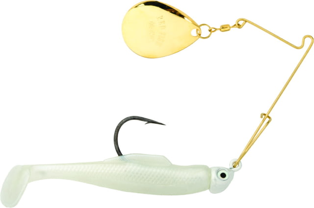 Strike King Redfish Magic Saltwater Spinnerbait Pre-rigged Spinnerbait Fishing Lure Pearl 1/4oz