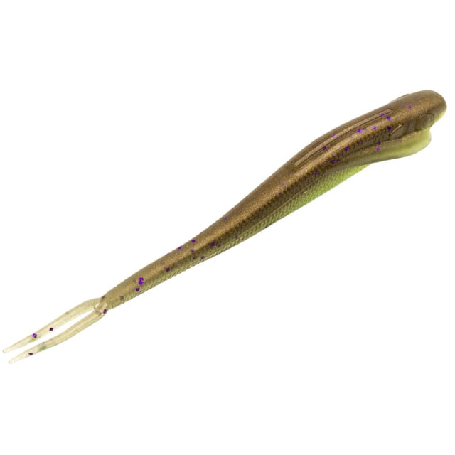 Strike King Spotlight Winged Minnow Soft Bait 655 - Chartreuse Splatterback 5in