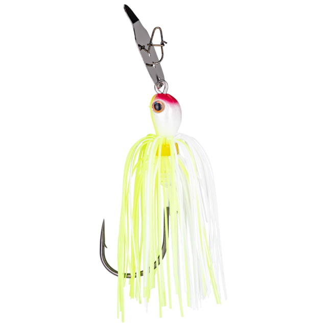 Strike King Thunder Cricket Fishing Lure Vibrating Swim Jig Chartreuse White 3/8oz