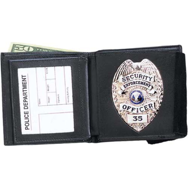 Strong Leather Badge Wallet Black - Strong Leather