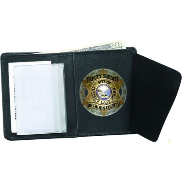 Strong Leather Badge Wallet - Dress Black - Strong Leather