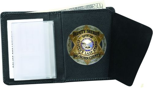 Strong Leather Badge Wallet - Dress Black - Strong Leather