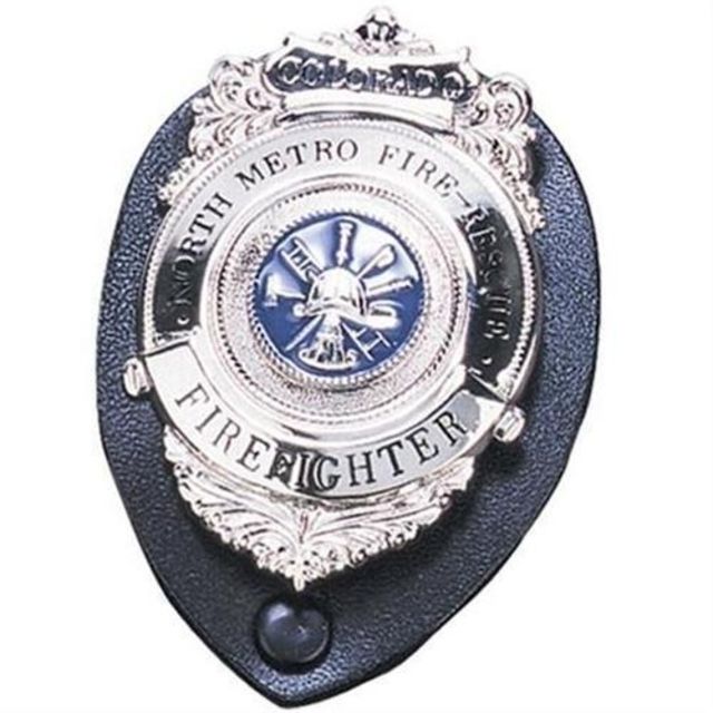 Strong Leather Clip-on Badge Holder Oval - Strong Leather