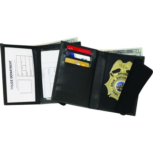 Strong Leather Company - Double Id Badge Black - Strong Leather