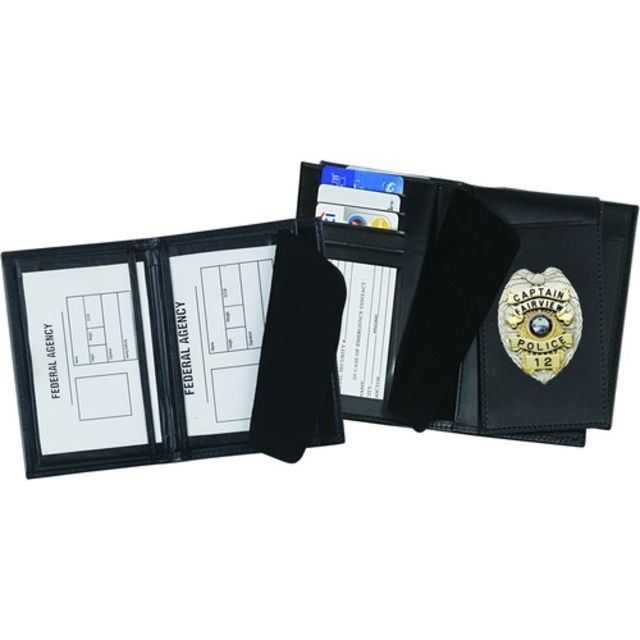 Strong Leather Company - Double Id Flip Black - Strong Leather