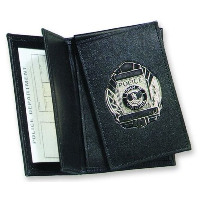 Strong Leather Company Dress Recessed Badge Case Side - Strong Leather