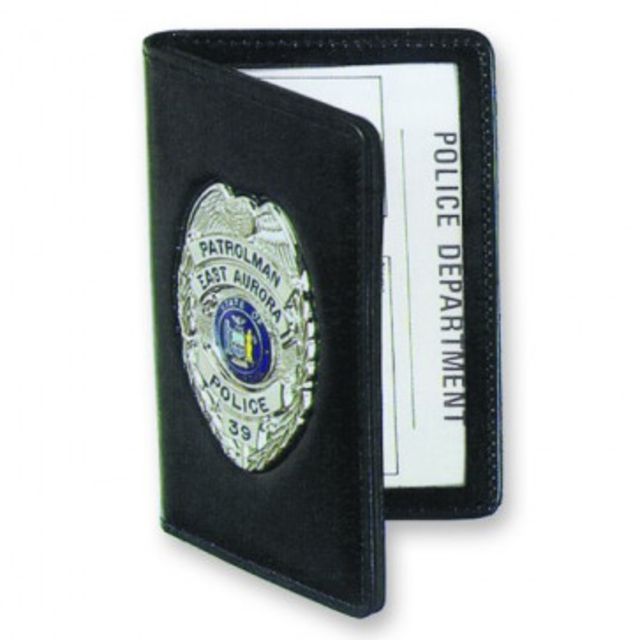 Strong Leather Duty Case-side Opening Outside Badge Mo Black - Strong Leather