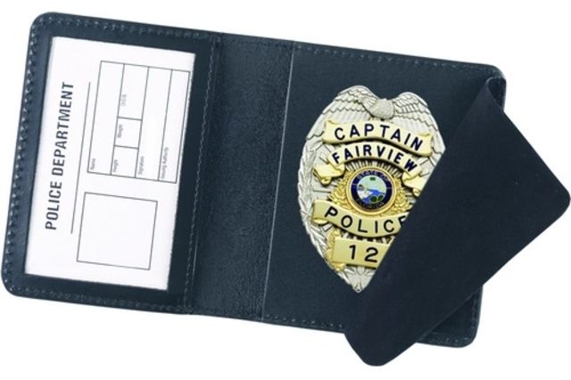 Strong Leather Side Open Badge Case - Duty - Strong Leather