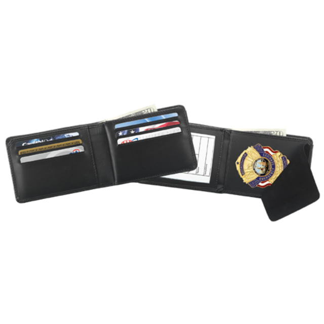 Strong Leather Horizontal Hidden Badge Wallet - Strong Leather