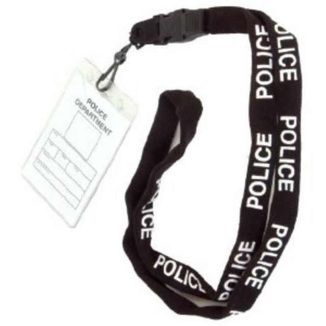 Strong Leather Company Lanyard Police Imprint 3 - Strong Leather