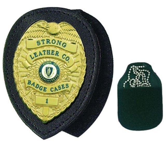 Strong Leather Company - Recessed Badge Holders For Neck Or Belt - Strong Leather