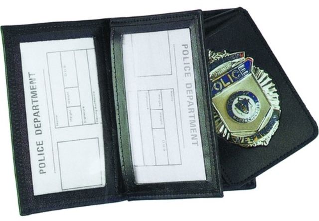 Strong Leather Company - Side Open Double Id Removable Flip-out Badge Case - Dress - Strong Leather