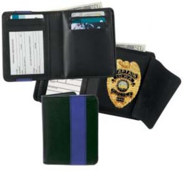 Strong Leather Deluxe Hidden Badge Wallets Black - Strong Leather