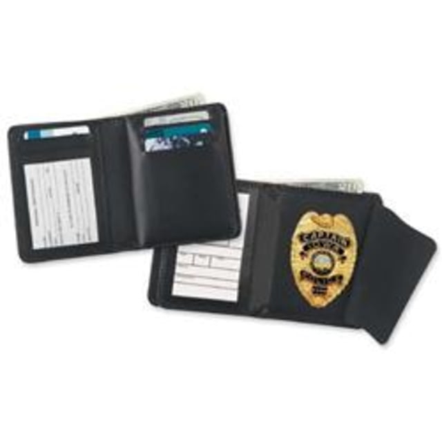 Strong Leather Side Opening Single Id W/ Framed Window - Strong Leather