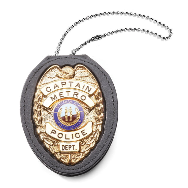 Strong Leather Recessed Clip On Badge Holder - Strong Leather