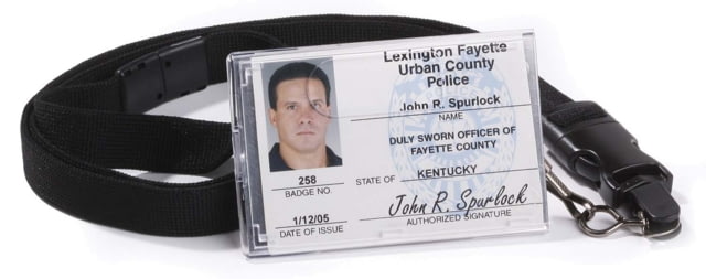 Strong Leather RFID Rigid Card Holder Clear