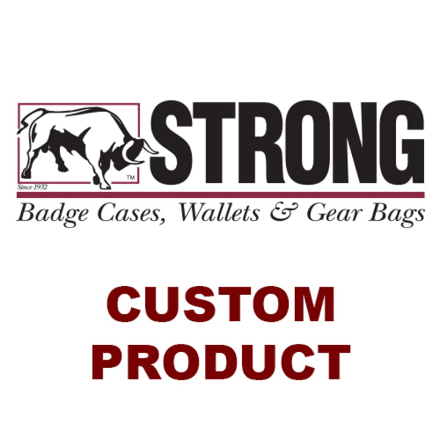 Strong Leather Side Opening Badge Case - Dress Black - Strong Leather