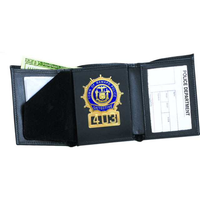 Strong Leather Tri-fold Badge Wallet - Dress - Strong Leather