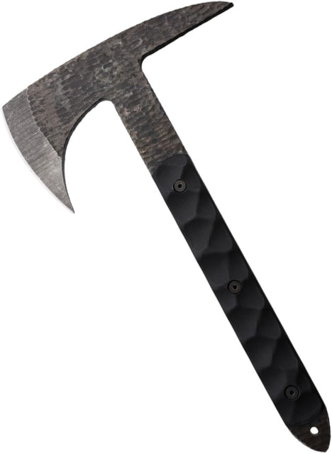 Stroup Knives Spike Tomahawk Black Knife 12.25in Overall 7.13in Black 1095HC Steel w/ 3.75in Cutting Edge Black Sculpted G10 Handle Kydex Sheath - Stroup Knives