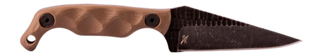 Stroup Knives Stroup Knives Stroup Knives Mini Mod 1 Fixed Blade Knife Flat Dark Earth G-10 3.75" Acid Wash Tan 1095 adult - $174.59 at Optics Planet