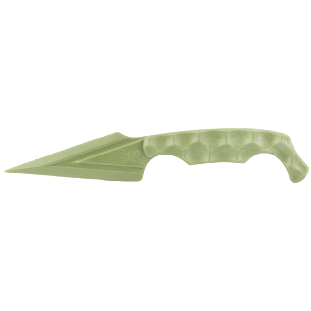 Stroup Knives Ultralite Non-Metalic Fixed Blade Knife 3.75in Zytel Dagger OD Green Zytel Handle