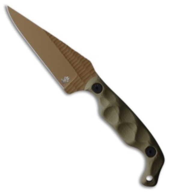 Stroup Knives Stroup Stroup Knives Bravo 5 Fixed Blade OD Green G10 3.50" Dark Earth OD Green 1095HC adult - $261.89 at Optics Planet
