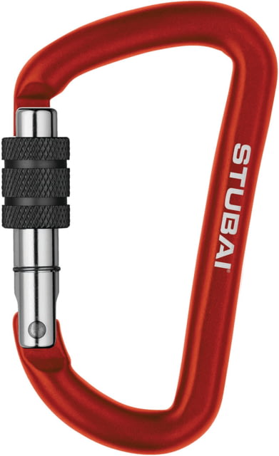 Stubai Accessory Screw Gate Carabiner Red