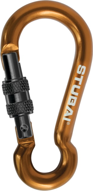 Stubai Screw Gate Minikarabiner Orange