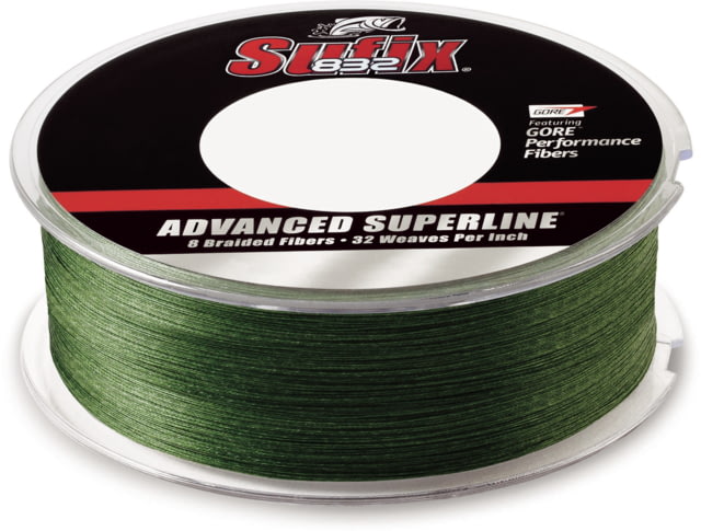 Sufix 832 Braid 8lb Line Low-Vis Green 150 Yds