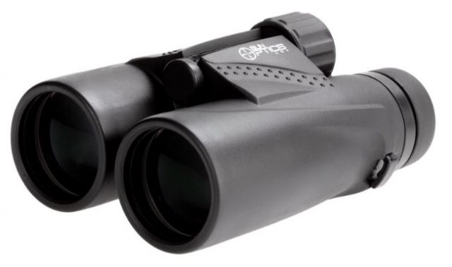 Sun Optics  Roof Prism Binocular Rubber Armored Bak-4 Matte Black - Sun Optics