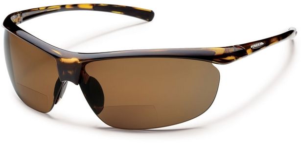 Suncloud Polarized Optics Zephyr +1.5 Sunglasses - Tortoise Frame Brown Polarized Polycarbonate Lenses - Suncloud Polarized Optics
