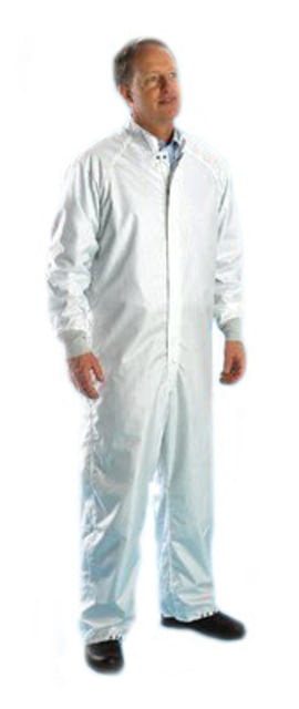 Superior Uniform HD-ESD System Coveralls White Large