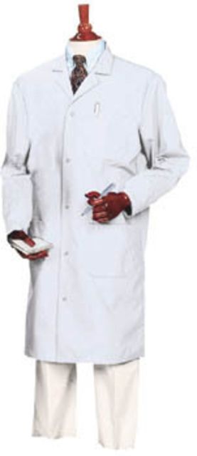Superior Uniform Unisex Microstat ESD Lab Coats WORKLON White Short Coats