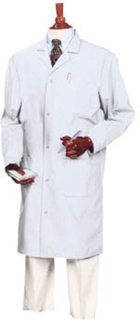 Superior Uniform Unisex Microstat ESD Lab Coats WORKLON Blue Short Coats