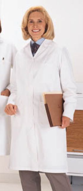 Superior Uniform WoMen's Polyester/Combed Cotton Poplin Lab Coats WORKLON Labcoat Lady Wh Poplin 2XL