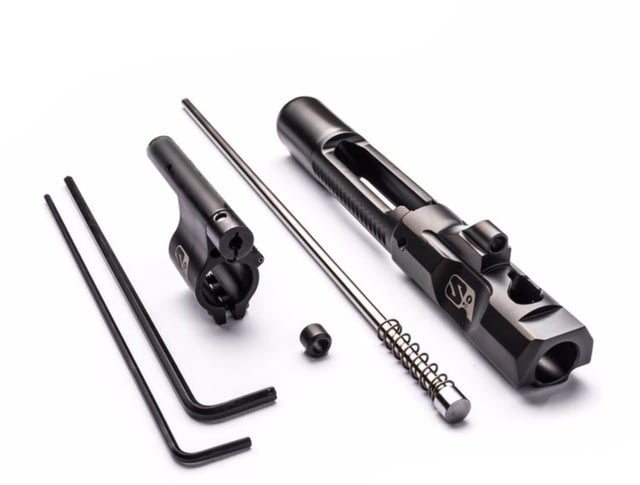 Superlative Arms .625in Clamp On Carbine Length Retrofit Piston Kit for AR15 Platform Melonited Piston Gas Block DLC Carrier Black - Superlative Arms