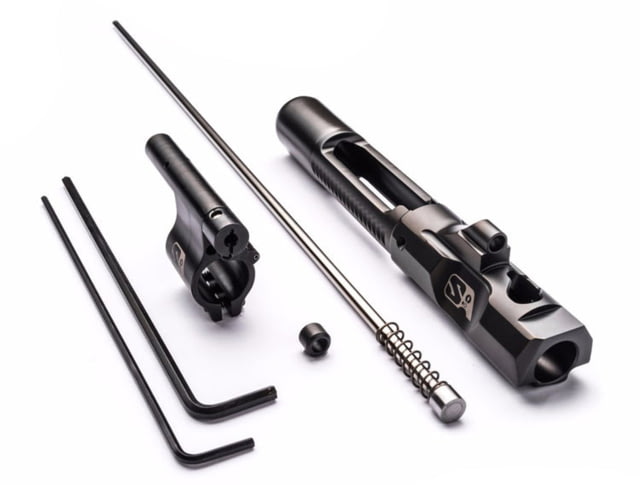 Superlative Arms .625in Clamp On Rifle Length Retrofit Piston Kit for AR15 Platform Melonited Piston Gas Block DLC Carrier Black - Superlative Arms