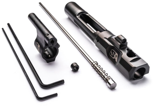 DEMO Superlative Arms .625in Solid Set Screw Carbine Length Retrofit Piston Kit for AR15 Platform Melonited Piston Gas Block DLC Carrier Black - Superlative Arms