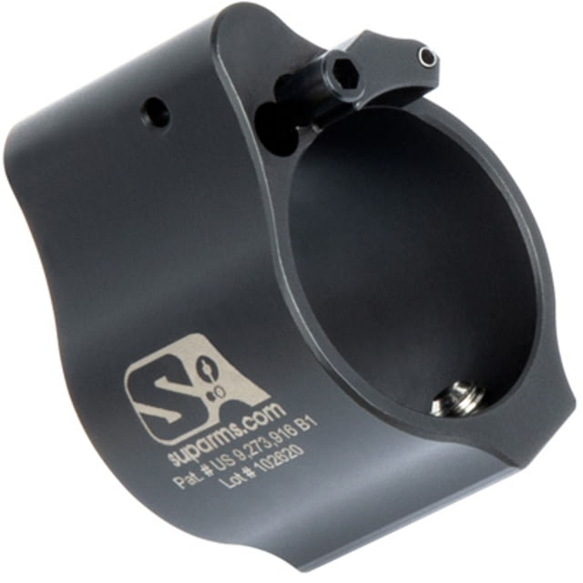 USED Superlative Arms Adjustable Bleed Off AR-15/AR-10 Gas Block .936in Solid Set Screw Melonite Black SABO-DI-936SM - Superlative Arms