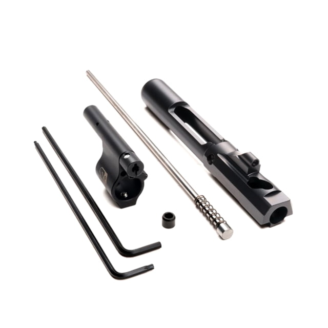 Superlative Arms AR-15 .625in Solid Adjustable Piston System Solid Set Screw Melonite QPQ Piston Gas Block Carbine Length Op Rod Left Hand Full Auto - Superlative Arms