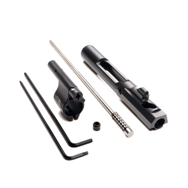 Superlative Arms AR-15 .750in Clamp On Adjustable Piston System Clamp On Melonite QPQ Piston Gas Block Carbine Length Op Rod Left Hand Full Auto Dark - Superlative Arms