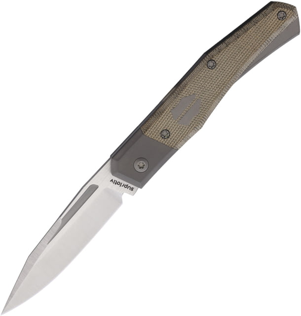 Suprlativ Infidel Slip Joint Grn Micarta SUP015 - Suprlativ