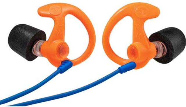 SureFire Full Block Comply Foam Tipped Earplugs 25 Pairs Orange Medium - Surefire