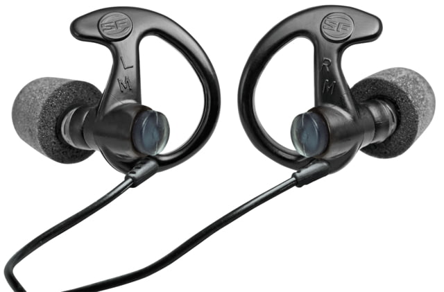 SureFire EP10 Sonic Defenders Ultra Max Full-Block Foam-Tipped Earplugs - 1 Pair Black Large - Surefire