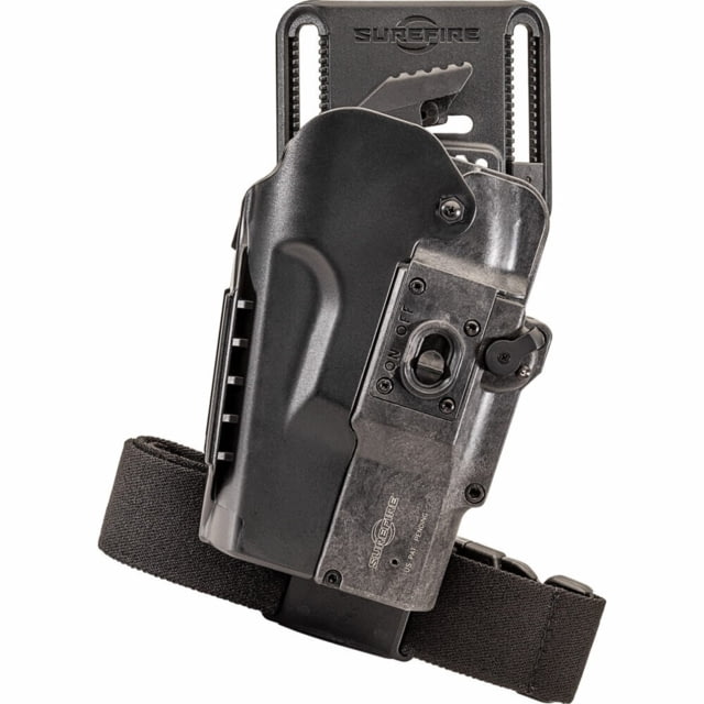 USED SureFire MasterFire Rapid Deploy Holster Right Hand Black HD1-R-PRO EDEMO2 Used Condition Fair - Surefire