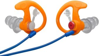 SureFire Triple Flanged Filtered Earplugs Medium 25 Pair Orange - Surefire