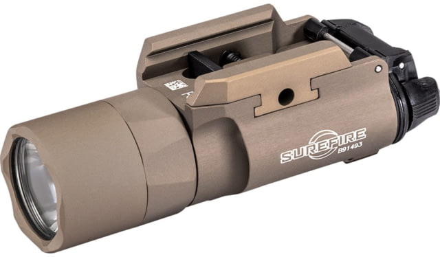 DEMO SureFire X300-B Ultra LED Weapon Light 1000 Lumens 6V Picatinny Rail Mount Z-XBC Switch with T-Slot Mounting Rail Tan X300U-B-TN - SureFire