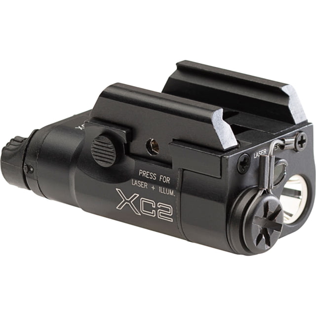 USED SureFire XC2-B Compact Pistol Light w/ Laser AAA NiMH Green/Red Laser 300 Lumens Black XC2-B-RD - SureFire