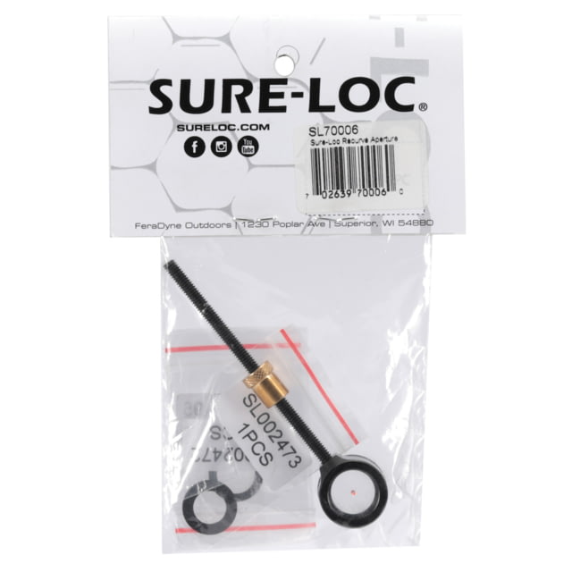 SureLoc SureLoc Recurve Aperture Holder Black/Silver - Sureloc